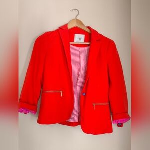 Zara TRF red blazer